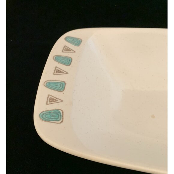 Metlox Poppytrail Navajo Rectangular Serving Bowl 11" Vintage MCM Pottery - Picture 3 of 11